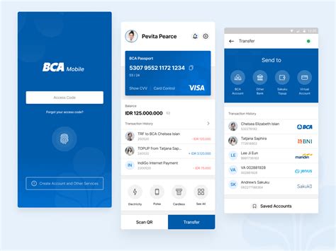 Bca Mobile Banking Redesign Concept By Bily Muhamad Fachri On Dribbble