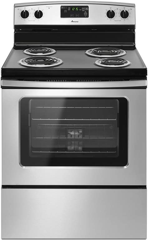Amana Acr4303mes 30 Inch Freestanding Electric Range With 4 Coil