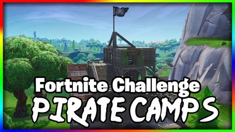 Visit All 7 Pirate Camps Season 8 Week 1 Challenge Fortnite Battle