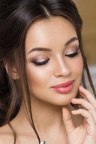 36 Ideas For Natural Bridal Makeup Макияж подружек невесты Виды макияжа Макияж для карих глаз