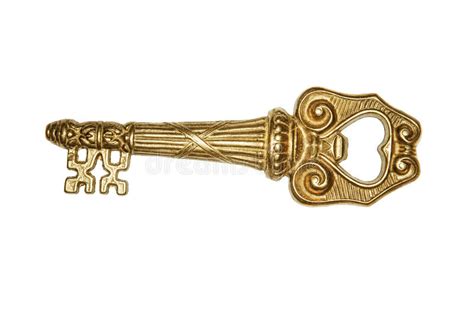 Golden Key Stock Photo Image Of Iron Home Bronze Ornate 32205106