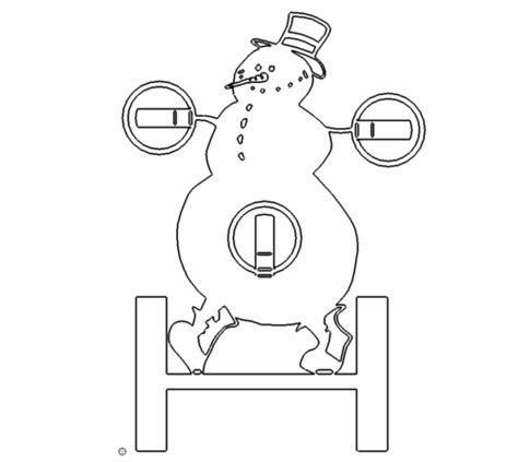 Schneemann Als Teelichthalter Snowman Tealight Holder Das Download
