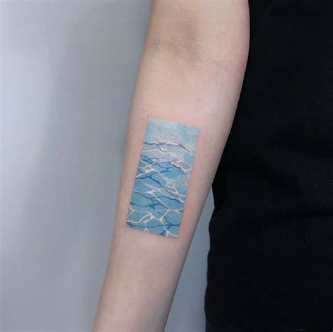 Cracked Ice Tattoo By Tattooist Yeonho Ice Tattoo Tattoos Cool Arm Tattoos