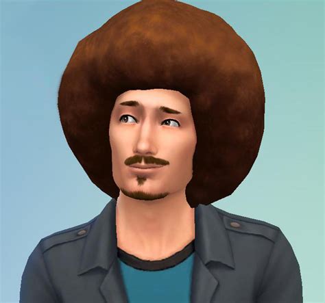 Sims 4 Hairs ~ Mod The Sims Big Afro For Men By Esmeralda