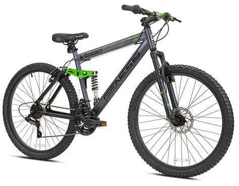 Genesis 26 V2100 Mens Dual Suspension Mountain Bike Slate Gray