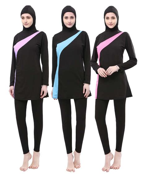 2021 Long Sleeve Muslim Swimsuit Plus Size Swimwear Women Muslim