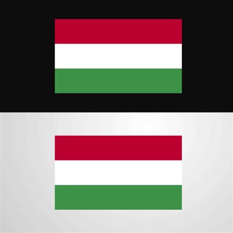 Hungary Flag Vector Png Images Hungary Flag Banner Design 20 20th