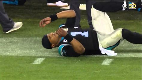Cam Newton Crumbles To The Ground After Defensive Penalty Cry Baby