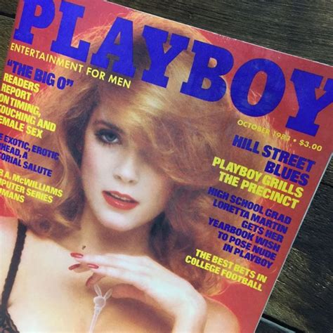 Playboy Magazine October Loretta Martin Boardwalk Vintage