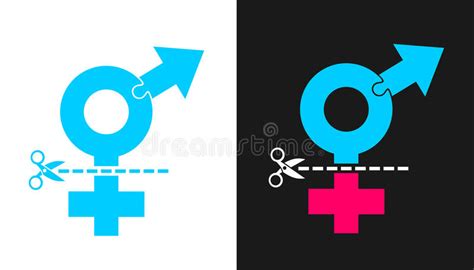 Transsexuality And Sex Reassignment Surgery Stock Vector Illustration