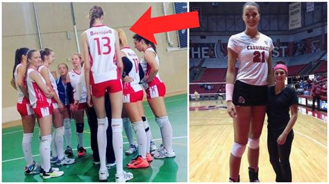 4 Tallest Teenagers In Volleyball History Youtube