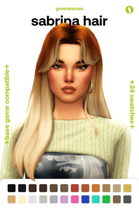 Sabrina Hair Greenllamas The Sims Book