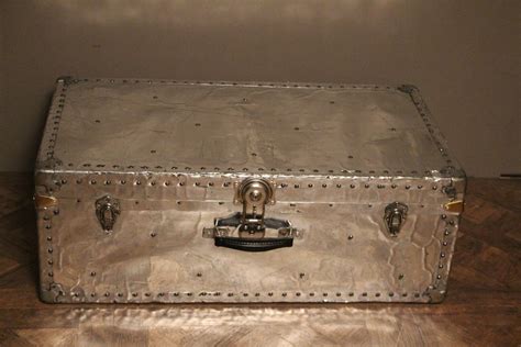 Polished Aluminum Steamer Trunk 1940s For Sale At Pamono