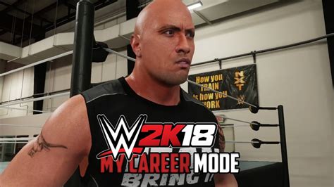 Wwe 2k18 My Career Mode Ep 1 Leasmines First Day Youtube