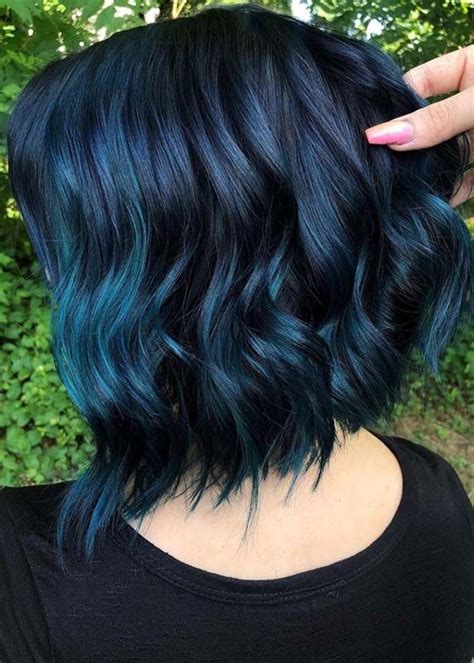 Perfect Ideas Of Blue Hair Colors For Short Hair In Year 2019 Absurd