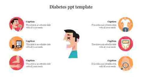 Best Diabetes Powerpoint Template Free Slide