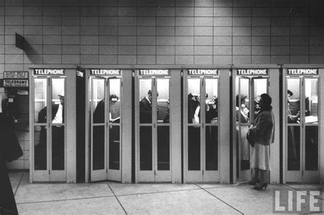 Phone Booths Galore Another Spectacular Photo From Life Magazine Shows