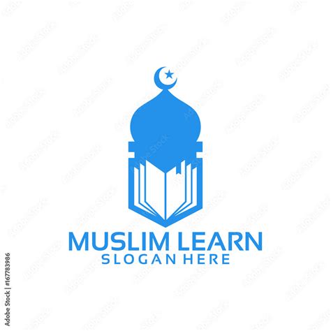 Muslim Learning Logo Template Islam Learning Logo Muslim Creator