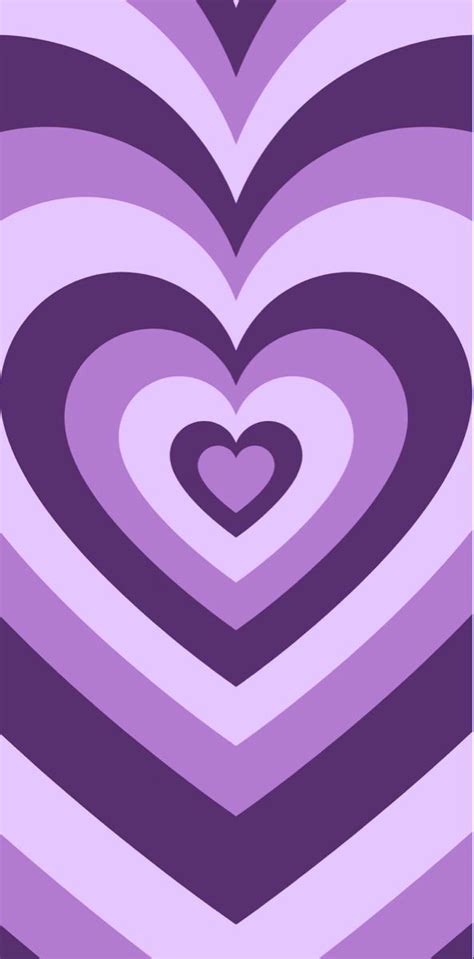 Aesthetic Purple Heart Wallpaper In 2021 Iphone