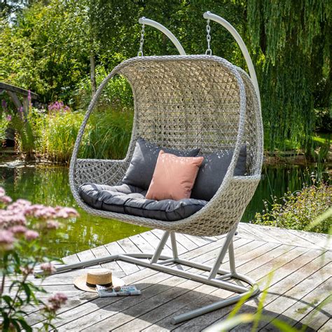 2020 Hartman Heritage Double Cocoon Chair Ashslate Insideout Living