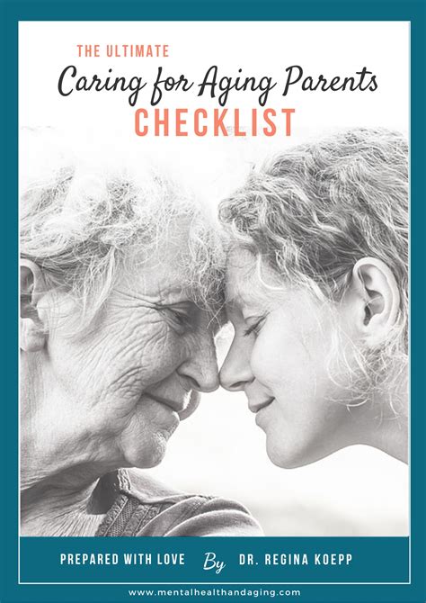 Caring For Aging Parents Checklist