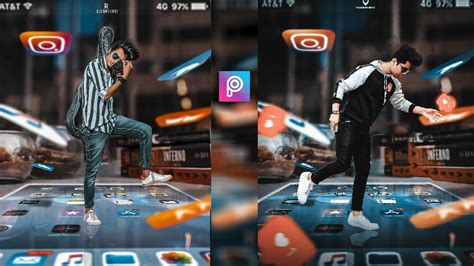 3d Instagram Viral Editing Background Png Download For