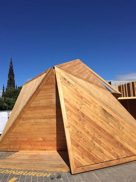 Pop Up Pavilion In Edinburgh Features James Jones Timber