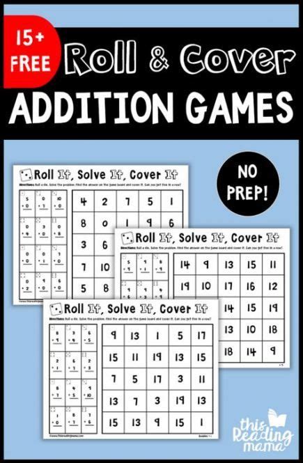 Roll the dice, mark your score and circle the greater number. Math Games First Grade Addition Dice 52+ Ideas #games ...