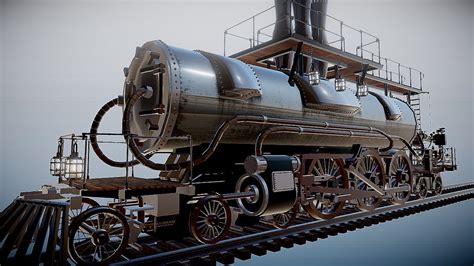 Steampunk Locomotive Animation 3d Model By Justin Sullivan