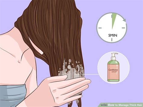 5 ways to manage thick hair wikihow