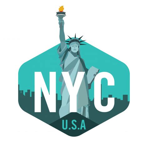 The new york times company is an american mass media company that publishes the new york times newspaper. New york city logo with statue of liberty Vector | Premium ...