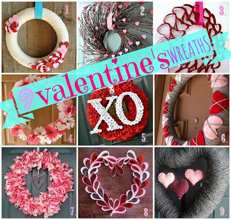 Nine Fabulous Valentines Wreath Ideas