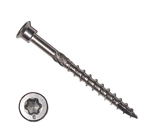 Hardened Stainless Steel Decking Screws Tx Star With Special Funnel