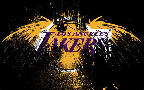 Los Angeles Lakers Logo Wallpapers Wallpaper Cave