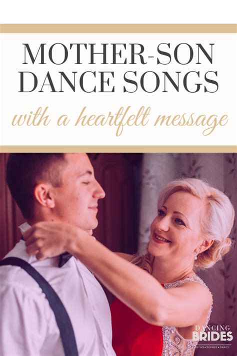 mother son wedding dance songs that will warm your heart — dancing brides mother son wedding