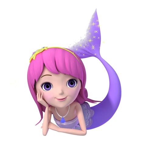 The Little Mermaid Cartoon Animation Purple Mermaid Png Download