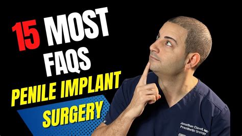 Penile Implant 15 Most Common Questions Youtube
