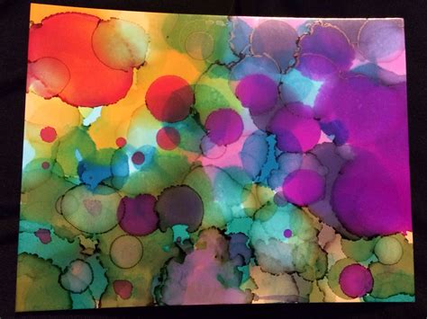 Alcohol Ink On Glossy Paper Alcohol Inks Glossy Paper Diy Projects