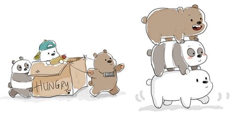 BEAR STACK THEN AND NOW By Stick2mate On DeviantArt Bare Bears We