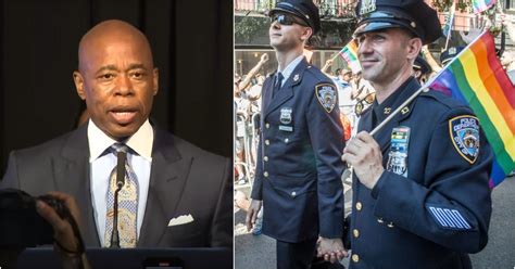 adams decries exclusion of nypd from pride parade contradicts our freedom of expression