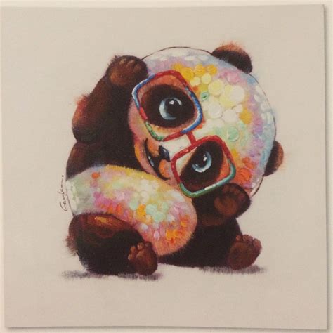 Pin By Angeline On Workshop Ideas Panda Painting Panda Artwork Hand