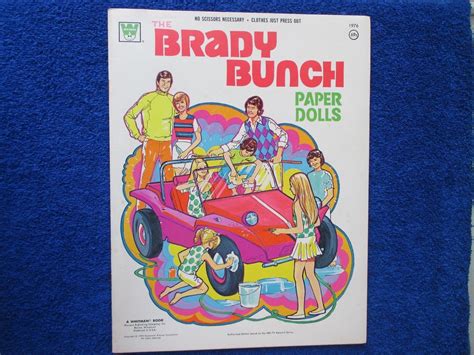 Original Whitman Brady Bunch Paper Dolls~uncut~1973~minty 1841053392