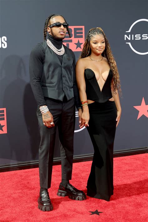Halle Bailey And Ddg Make Their Red Carpet Debut Bet Awards 2022