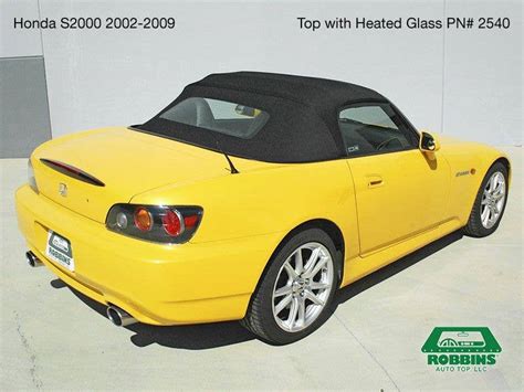 Honda S2000 2002 2009 Replacement Convertible Top With Heated Glass Window