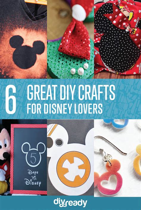 6 Diy Disney Crafts You Can Wear Disney Craft Ideas
