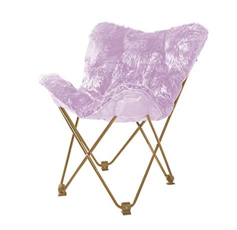 Urban Shop Mongolian Butterfly Chair Lavender Saturnbelt