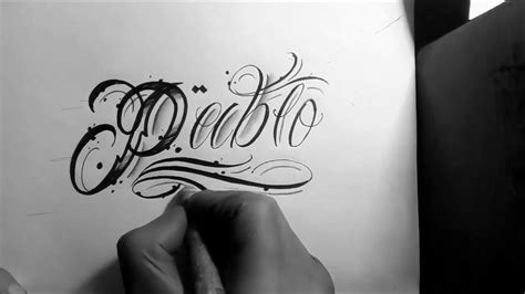 Letras Para Tatuarpablonombres Para Tatuar Dibujando Chicano