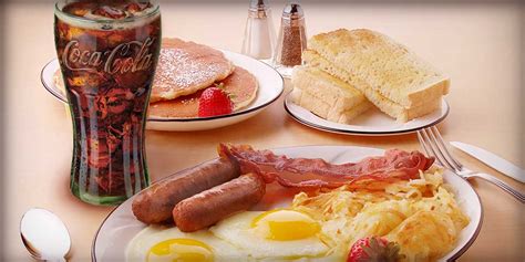 This famed breakfast meal is one of them. Sparkling in the Morning with Soft Drinks for Breakfast