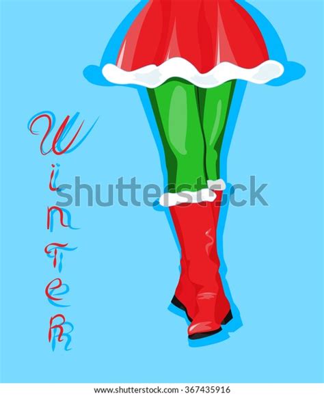 female legs red boots red skirt stock vector royalty free 367435916 shutterstock