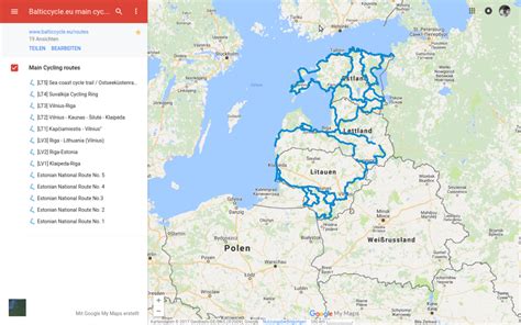 Cycling Routes In Lithuania Latvia Estonia Balticcycleeu